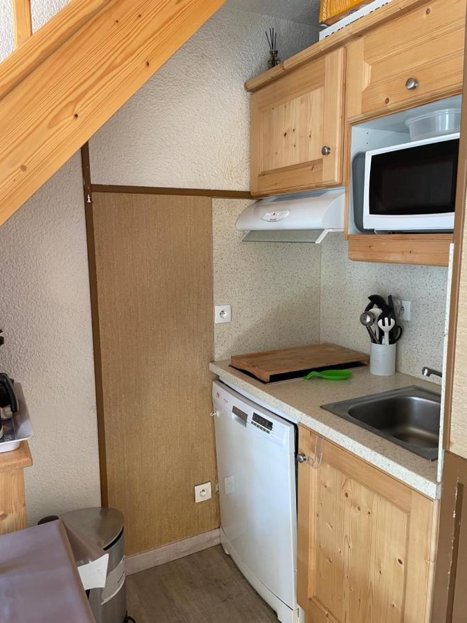 Appartement Pour 6 Personnes Au Pied Des Pistes Au Calme Aux Menuires Les Asters Saint-Martin-de-Belleville Exterior foto