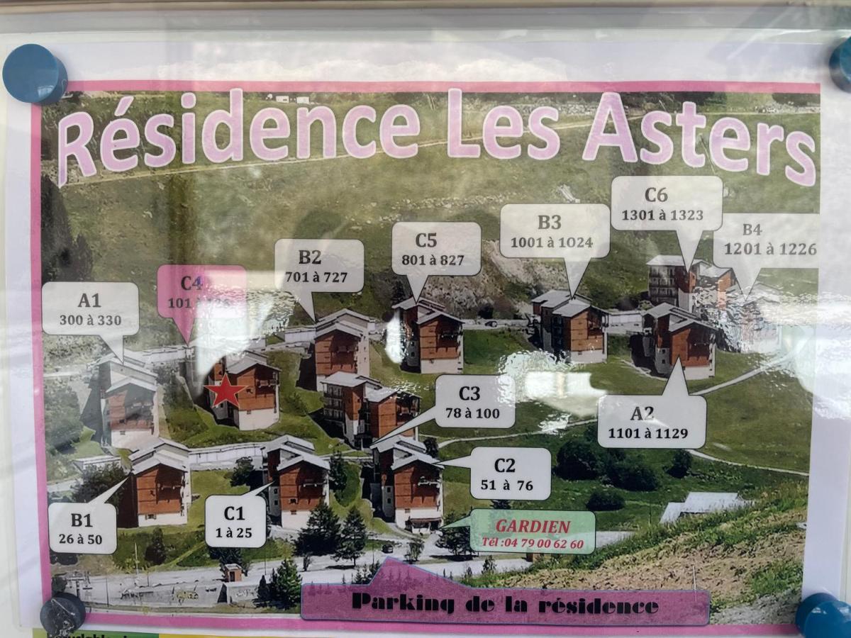 Appartement Pour 6 Personnes Au Pied Des Pistes Au Calme Aux Menuires Les Asters Saint-Martin-de-Belleville Exterior foto