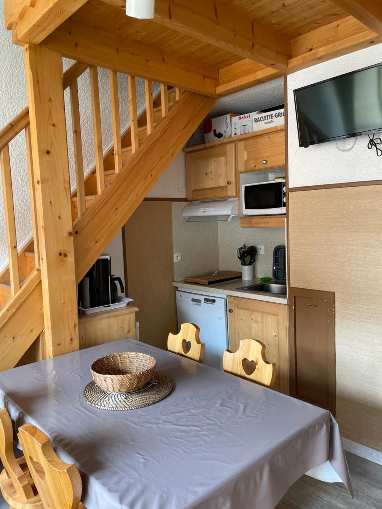 Appartement Pour 6 Personnes Au Pied Des Pistes Au Calme Aux Menuires Les Asters Saint-Martin-de-Belleville Exterior foto